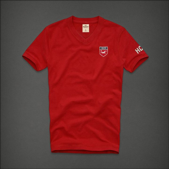Tee shirt Hollister Homme Rouge